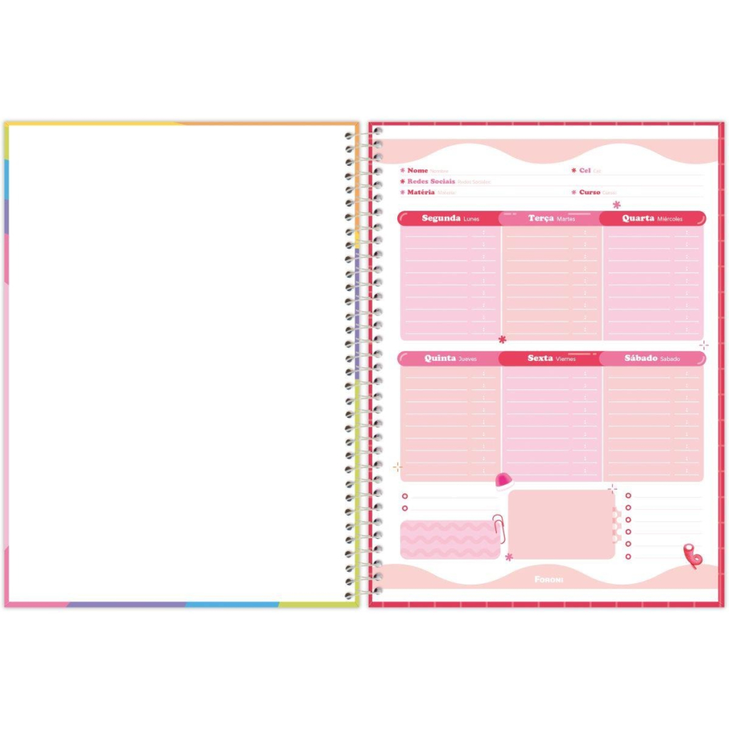 CADERNO UNIVERSITÁRIO 1M 80F - FINI