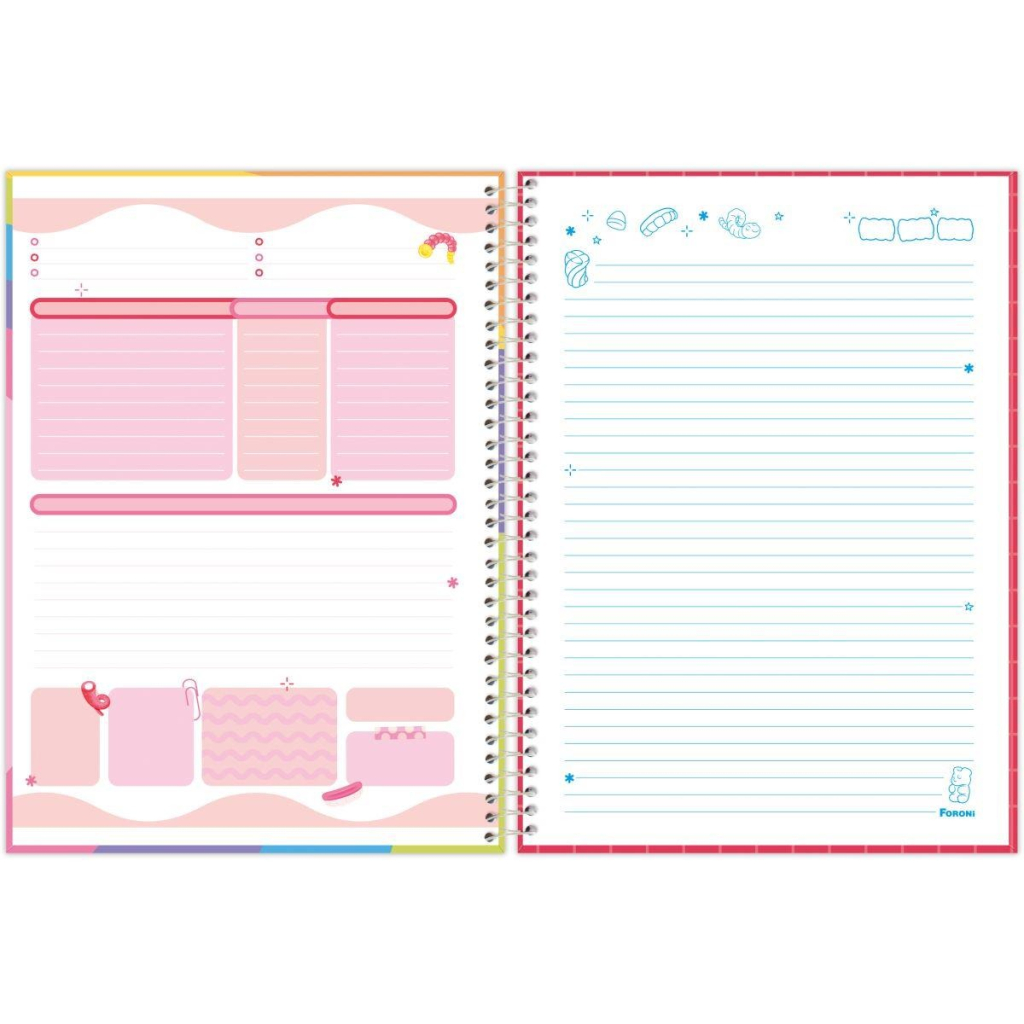 CADERNO UNIVERSITÁRIO 1M 80F - FINI
