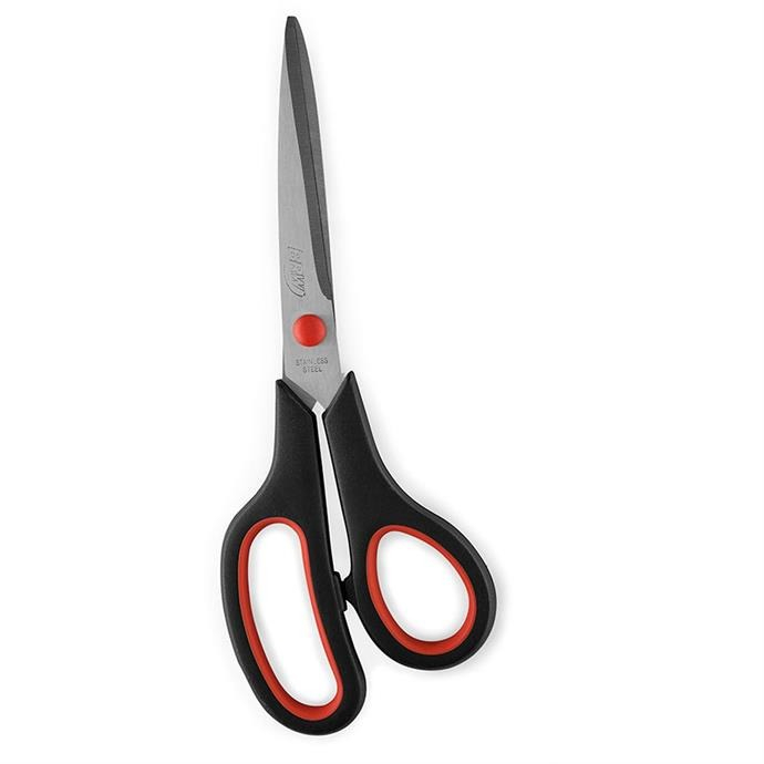 TESOURA ERGONOMICA CABO PRETO 21CM