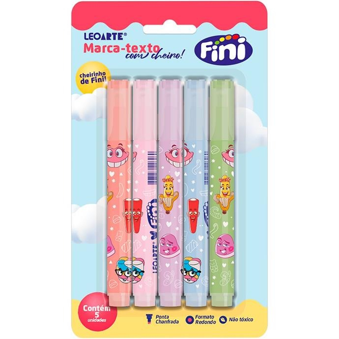 KIT MARCA-TEXTO FINI C/AROMA 5 CORES