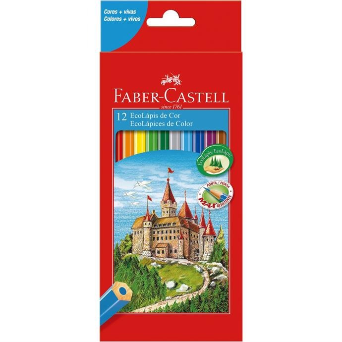 ECOLAPIS 12CORES FABER-CASTELL