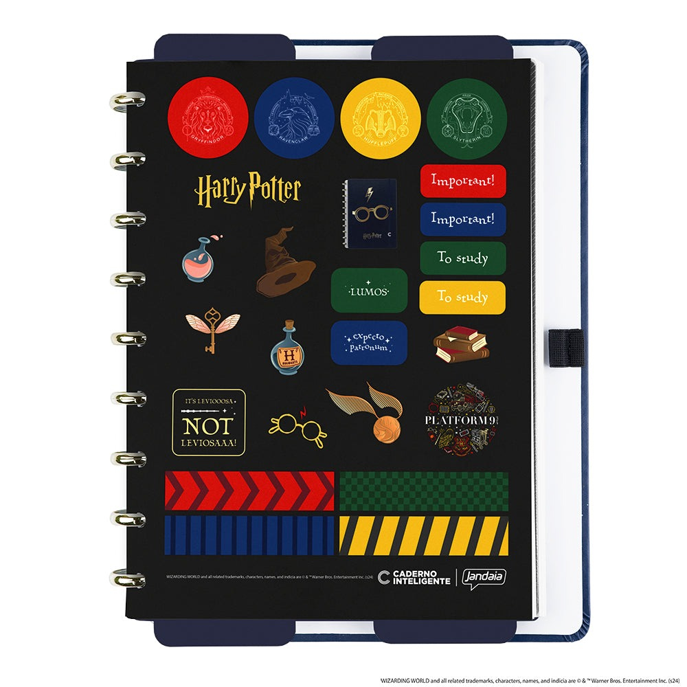 CADERNO CI BY HARRY POTTER AZUL - MEDIO