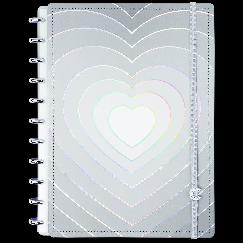 CADERNO GREY LOVE - GRANDE