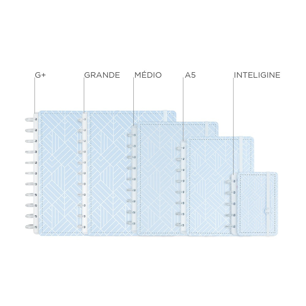 CADERNO INTELIGENTE ICE BLUE - GRANDE