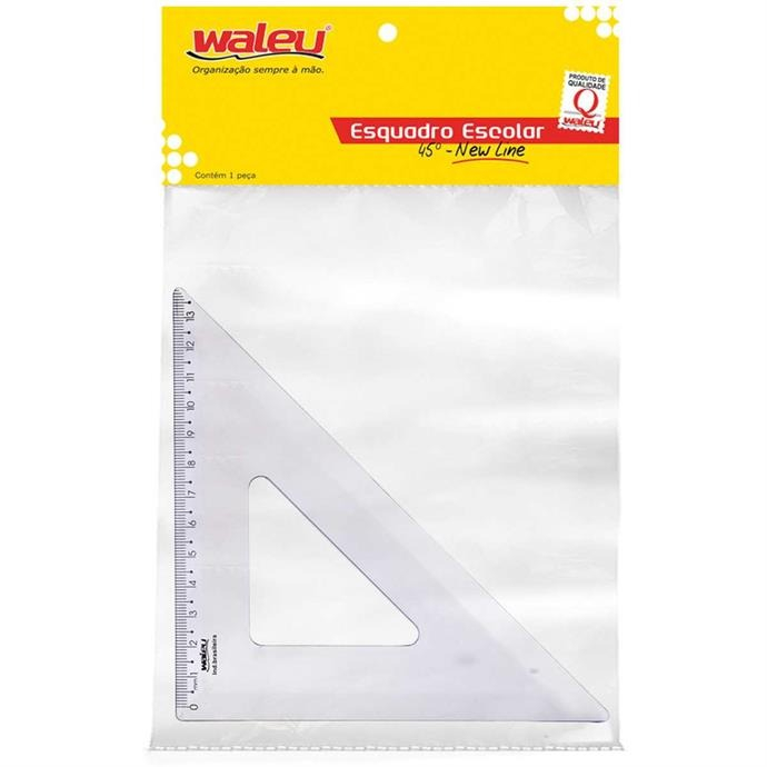ESQUADRO POLIESTIRENO 45GRAUS 21CM