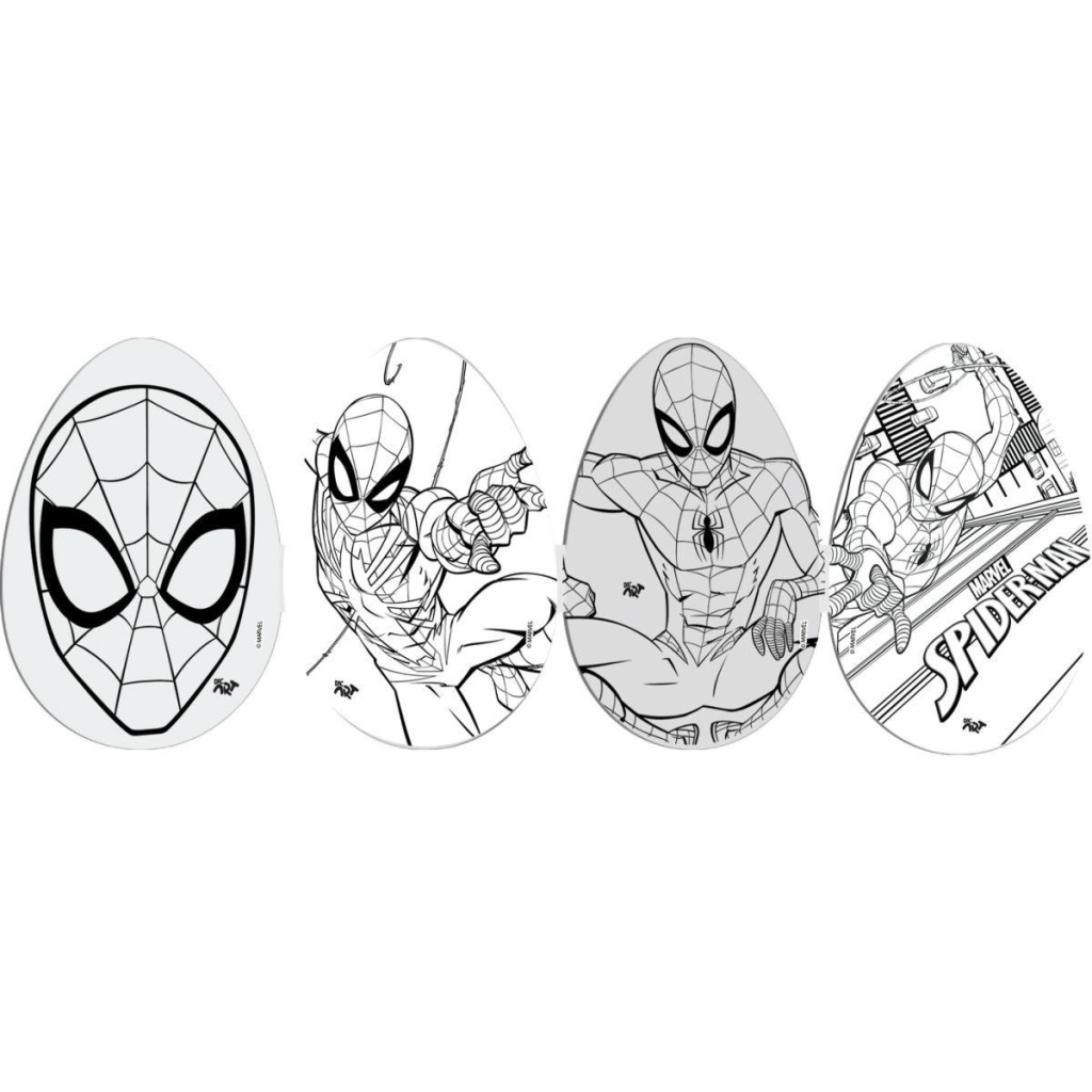 OVO TINTA GUACHE CRIATIVO HOMEM ARANHA - DAC