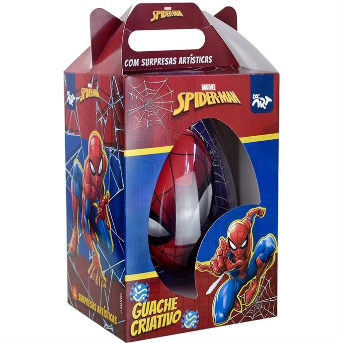 OVO TINTA GUACHE CRIATIVO HOMEM ARANHA - DAC