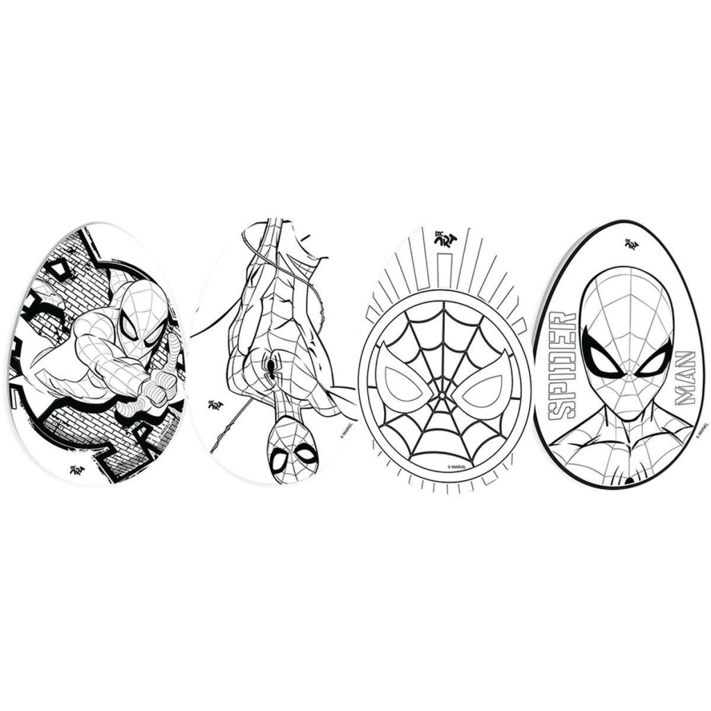 OVO TINTA GUACHE CRIATIVO HOMEM ARANHA - DAC