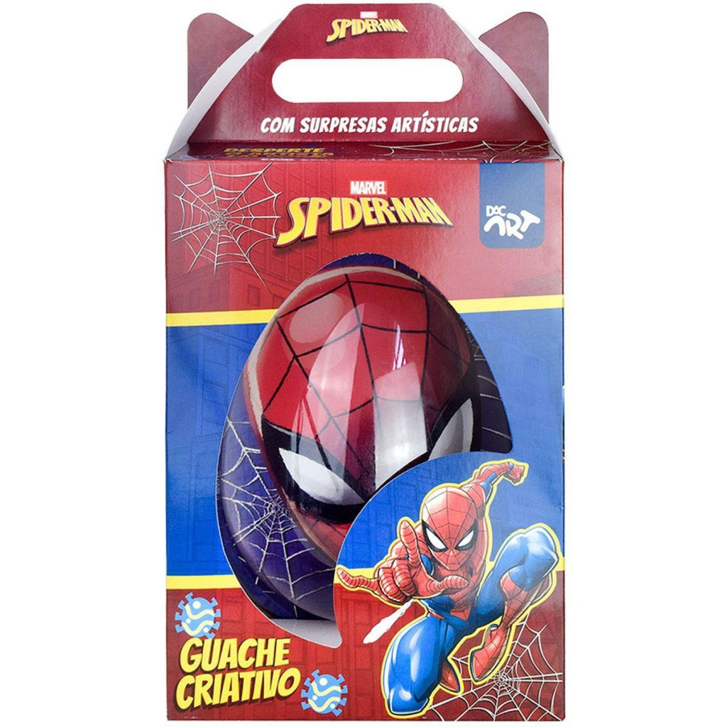 OVO TINTA GUACHE CRIATIVO HOMEM ARANHA - DAC