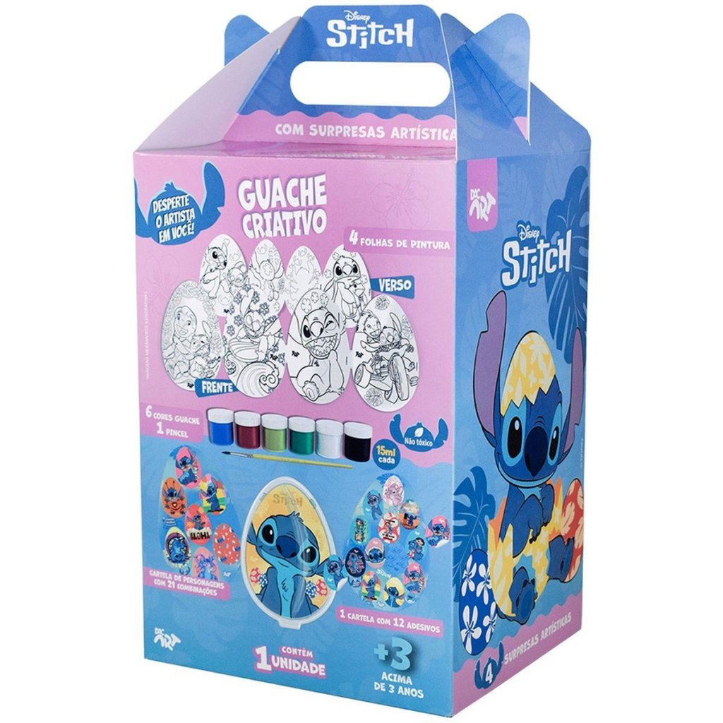OVO TINTA GUACHE CRIATIVO STITCH - DAC