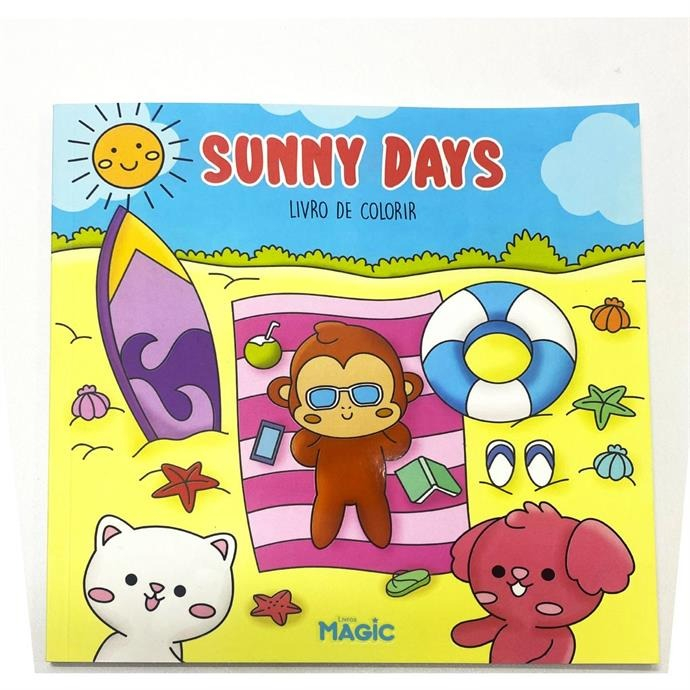 LIVRO DE COLORIR BOBBIE GOODS SUNNY DAYS