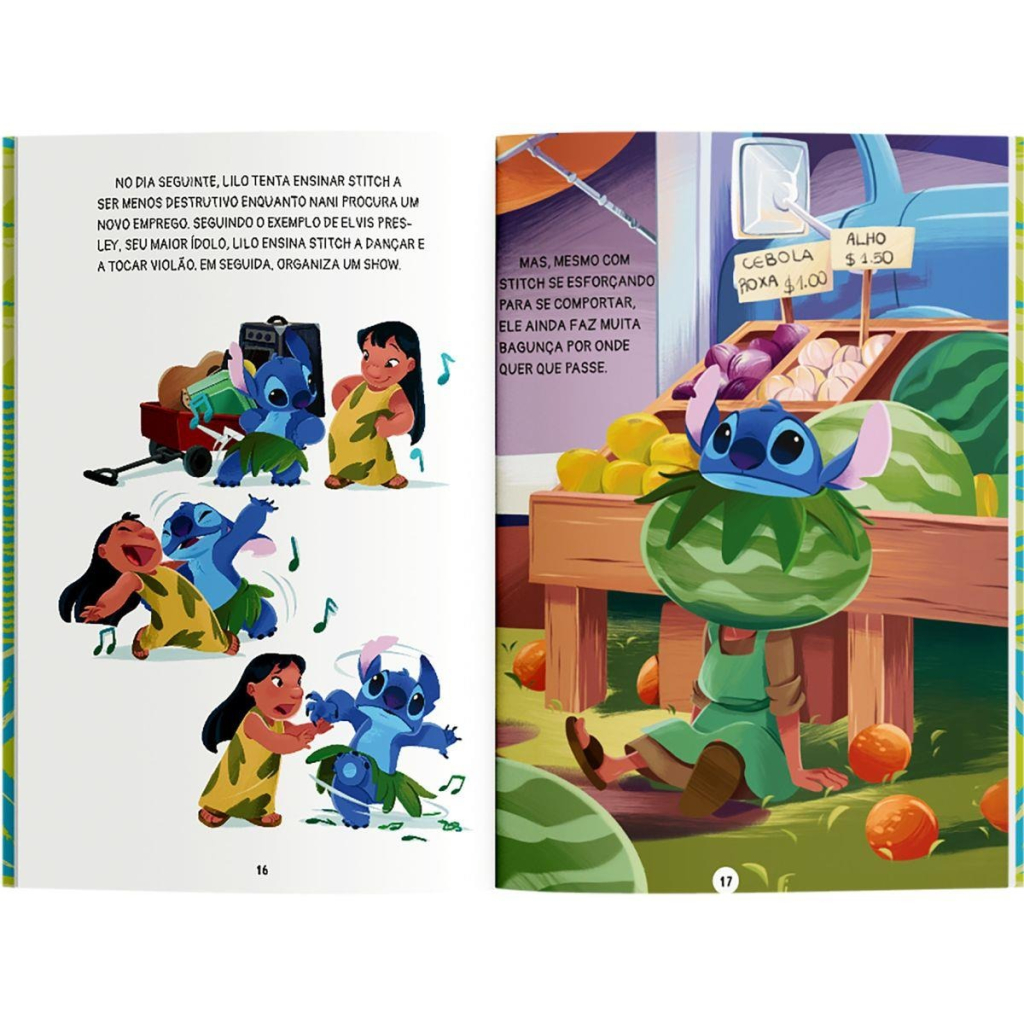 LIVRO DE LEITURA POP STITCH 32PGS 23X15CM