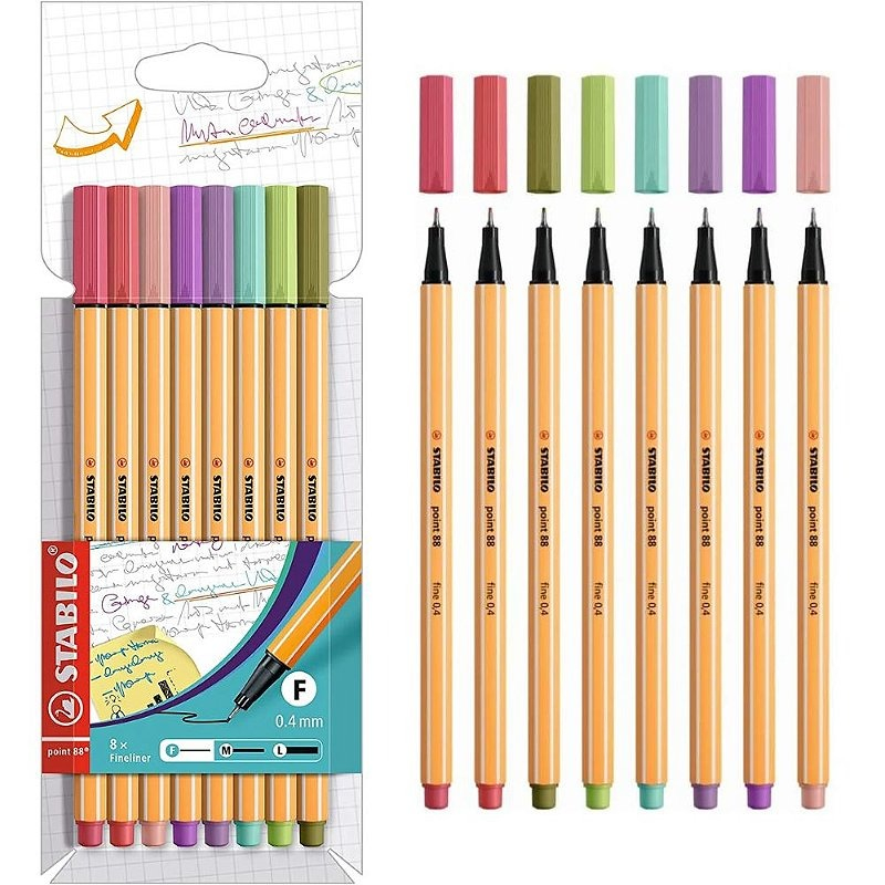 KIT STABILO POINT 0,4 C/8 - 88/8-04