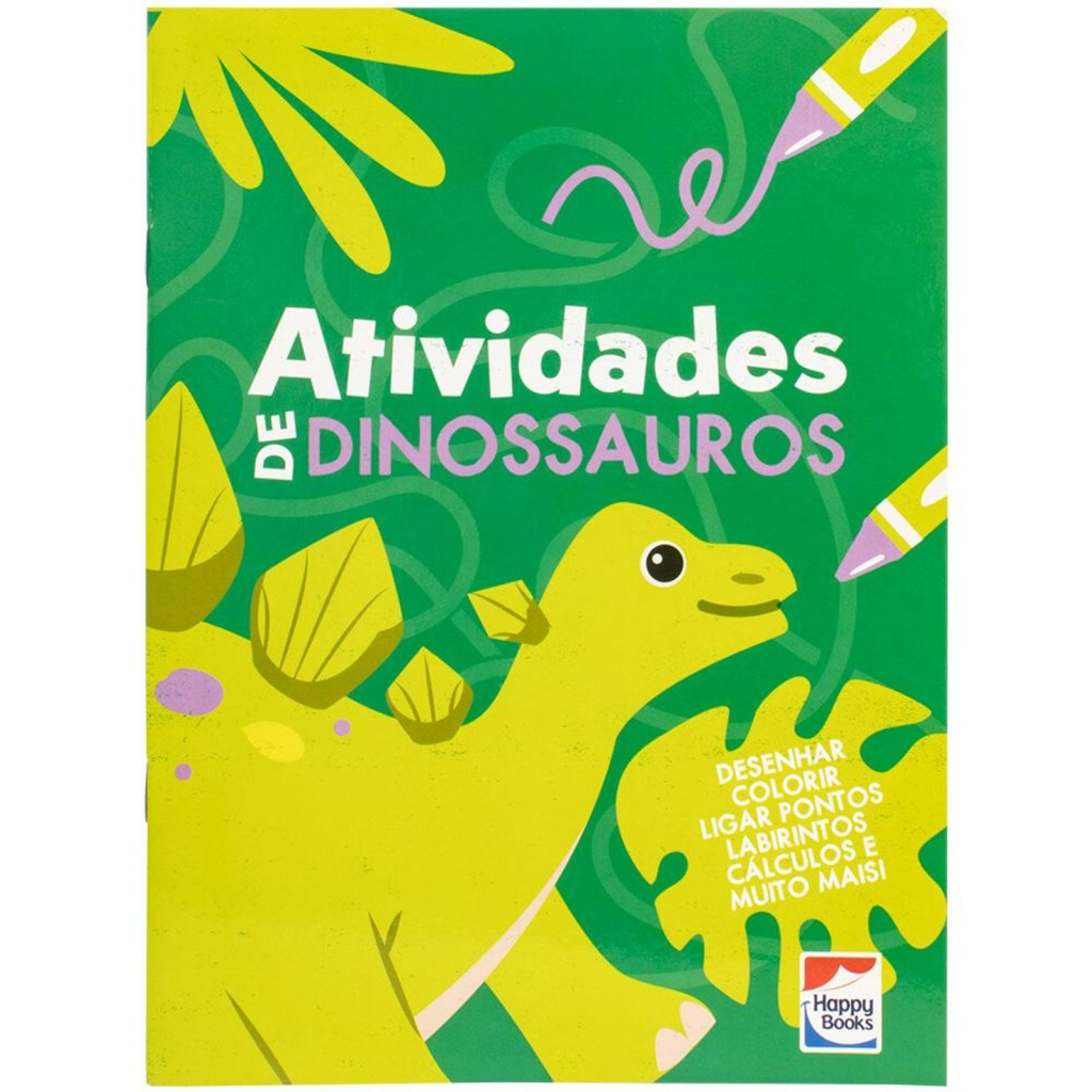 ATIVIDADES DE DINOSSAUROS: VOL.4 (VERDE)