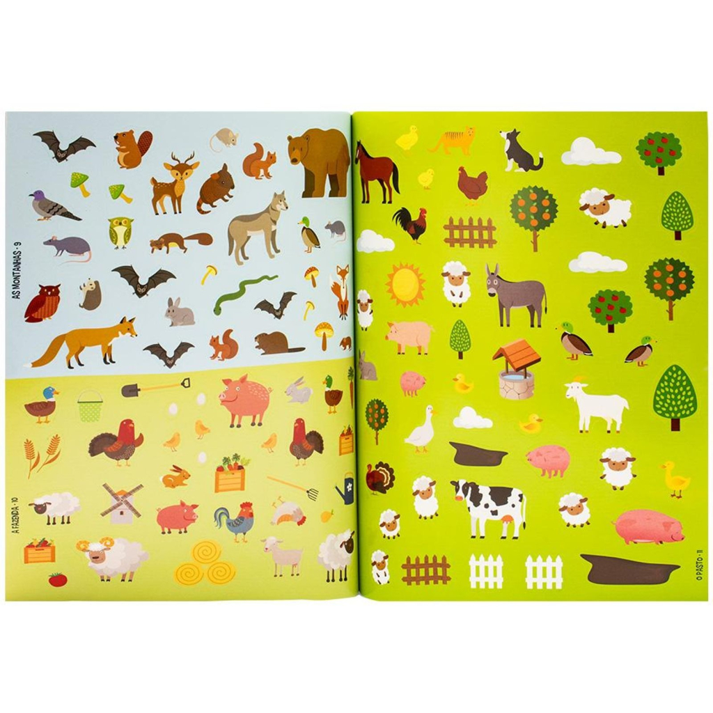 CRIE CONTOS COM 500 ADESIVOS: ANIMAIS