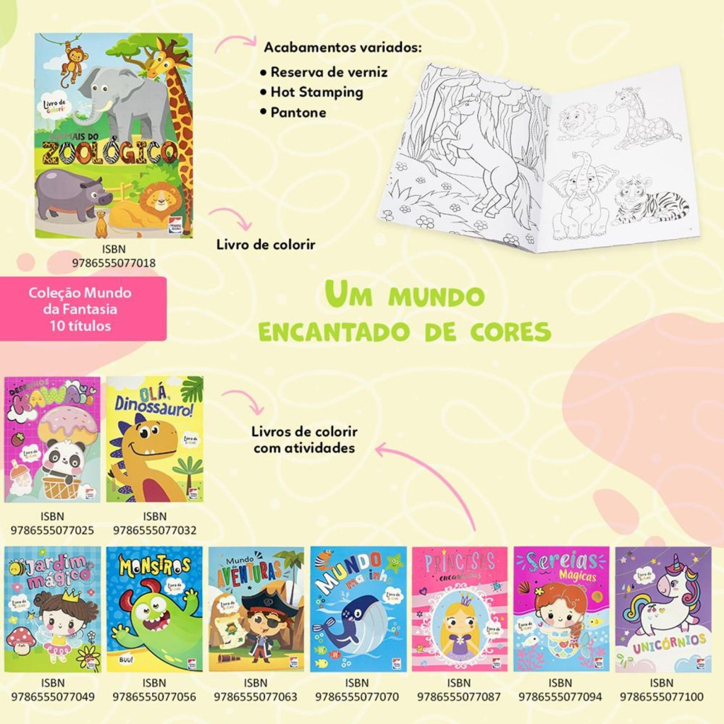 MUNDO DA FANTASIA: DESENHOS KAWAII PARA COLORIR