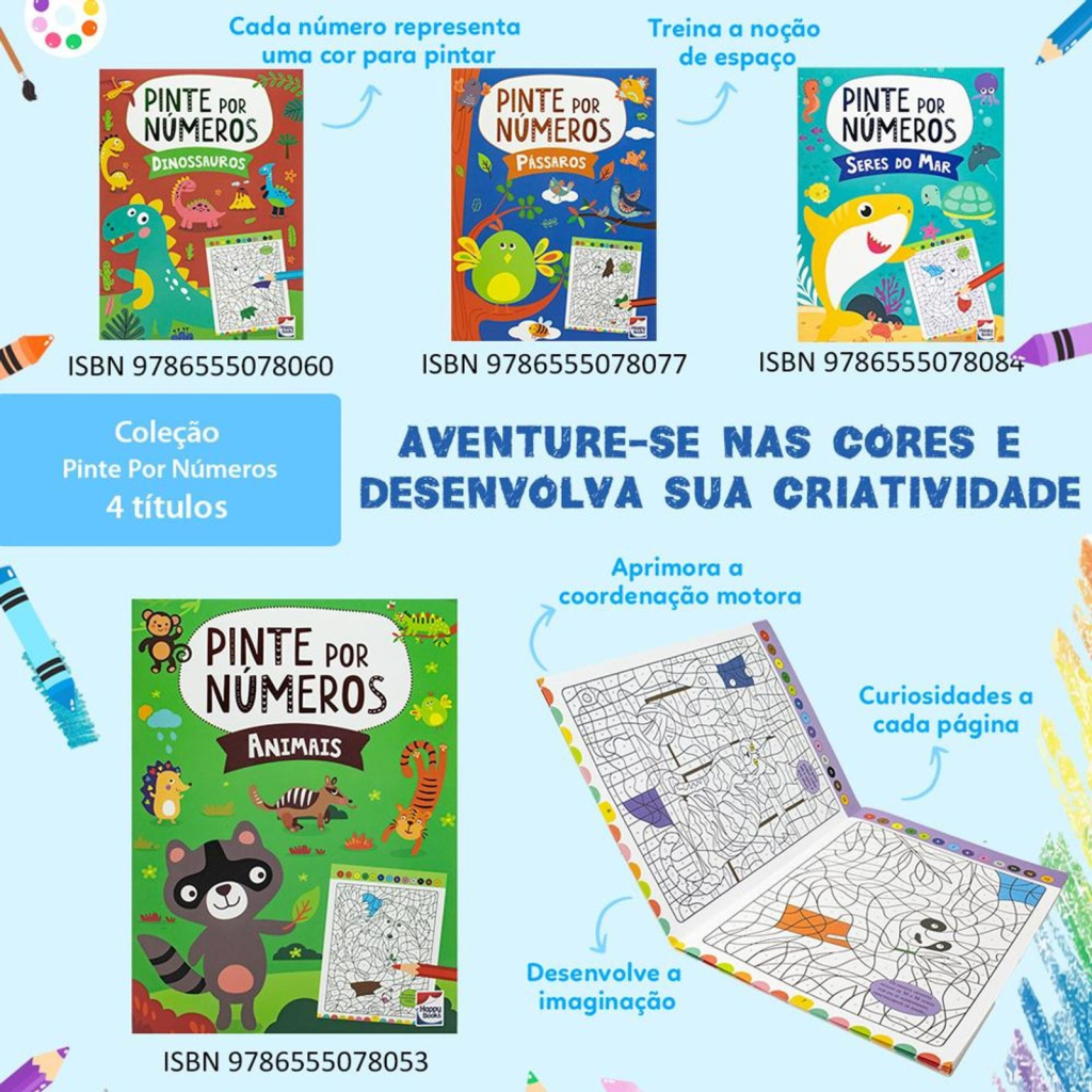 PINTE POR NUMEROS: SERES DO MAR