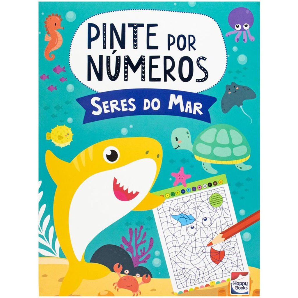 PINTE POR NUMEROS: SERES DO MAR