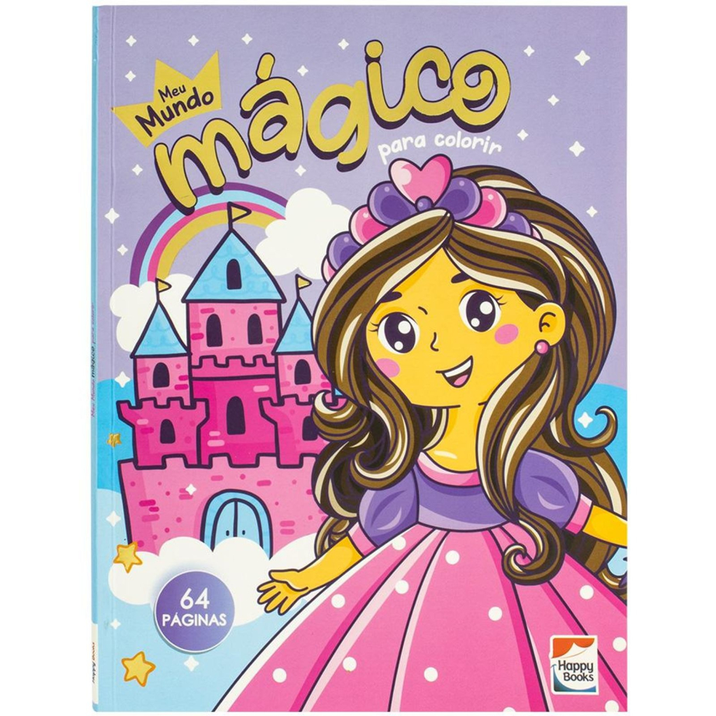 VIVA AS CORES! LIVRO DE COLORIR: MEU MUNDO MAGICO PARA COLORIR