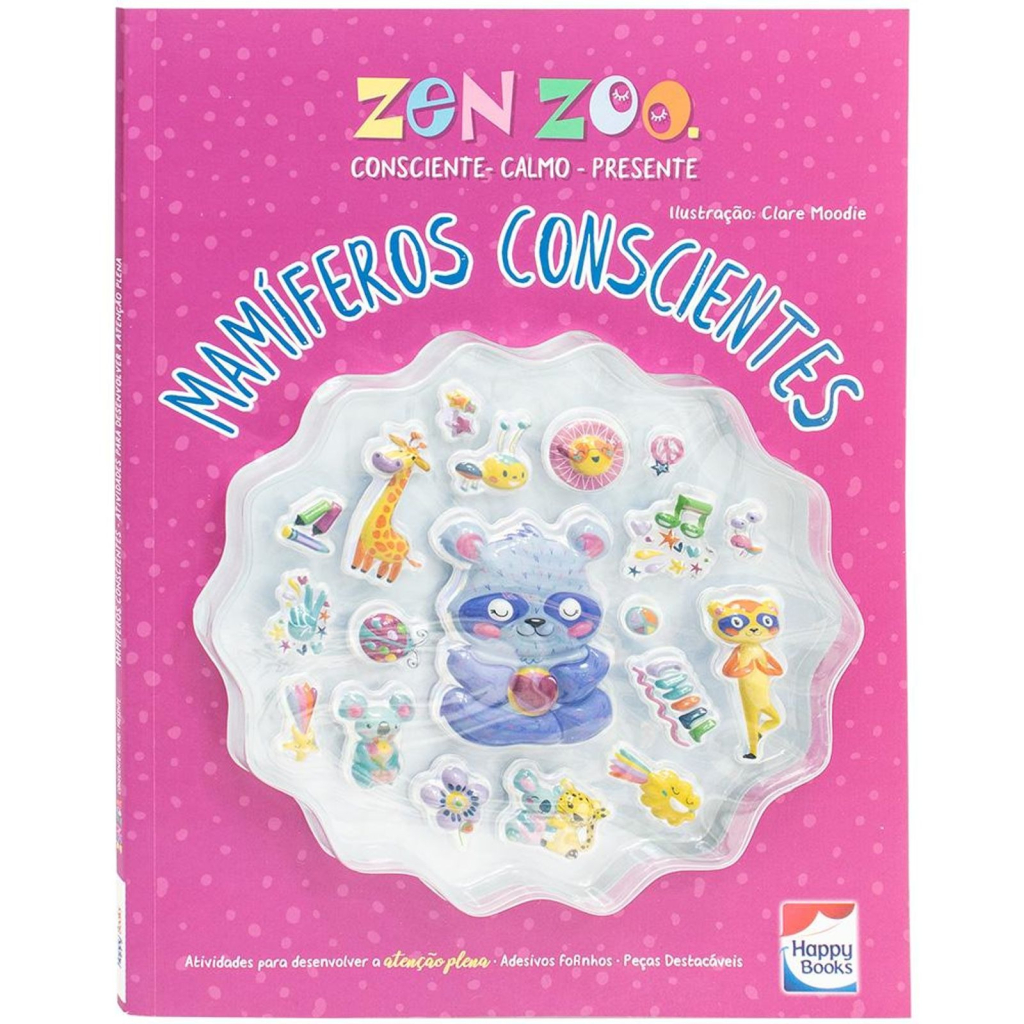 ZEN ZOO - MAMIFEROS CONSCIENTES: LIVRO DE ATIVIDADES COM ADESIVOS