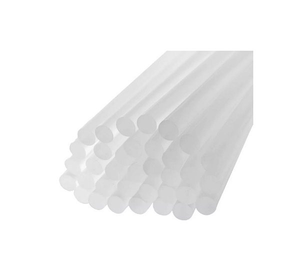 BASTÃO DE COLA QUENTE SEMI TRANSPARENTE - FINO - 7,5X300MM