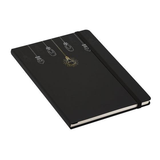 CADERNETA PAUTADA IDEIA A5 - BLACK - 80FLS