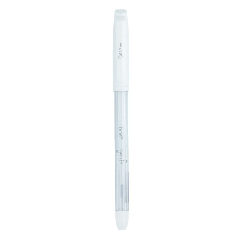 CANETA ESFEROGRÁFICA GEL 1.0MM - BRANCA