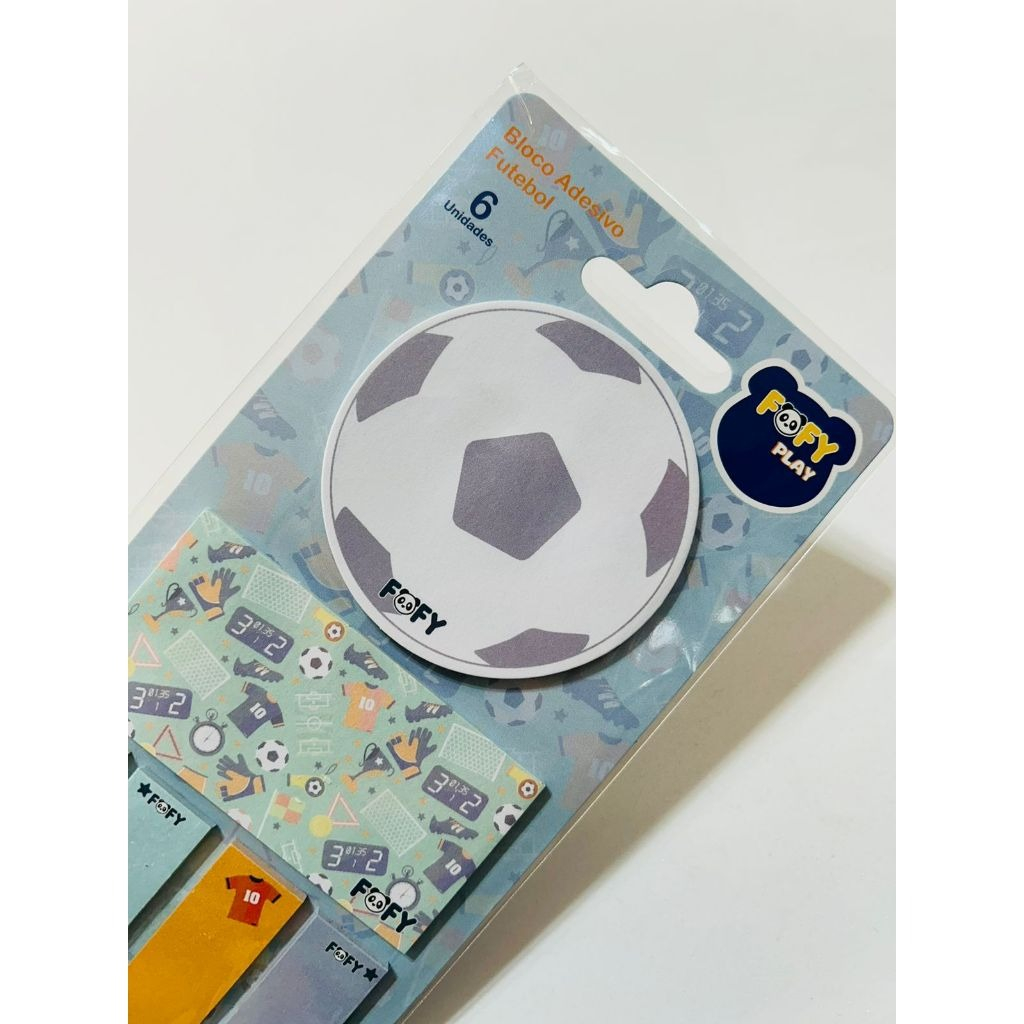 BLOCO ADESIVO FUTEBOL - FOFY