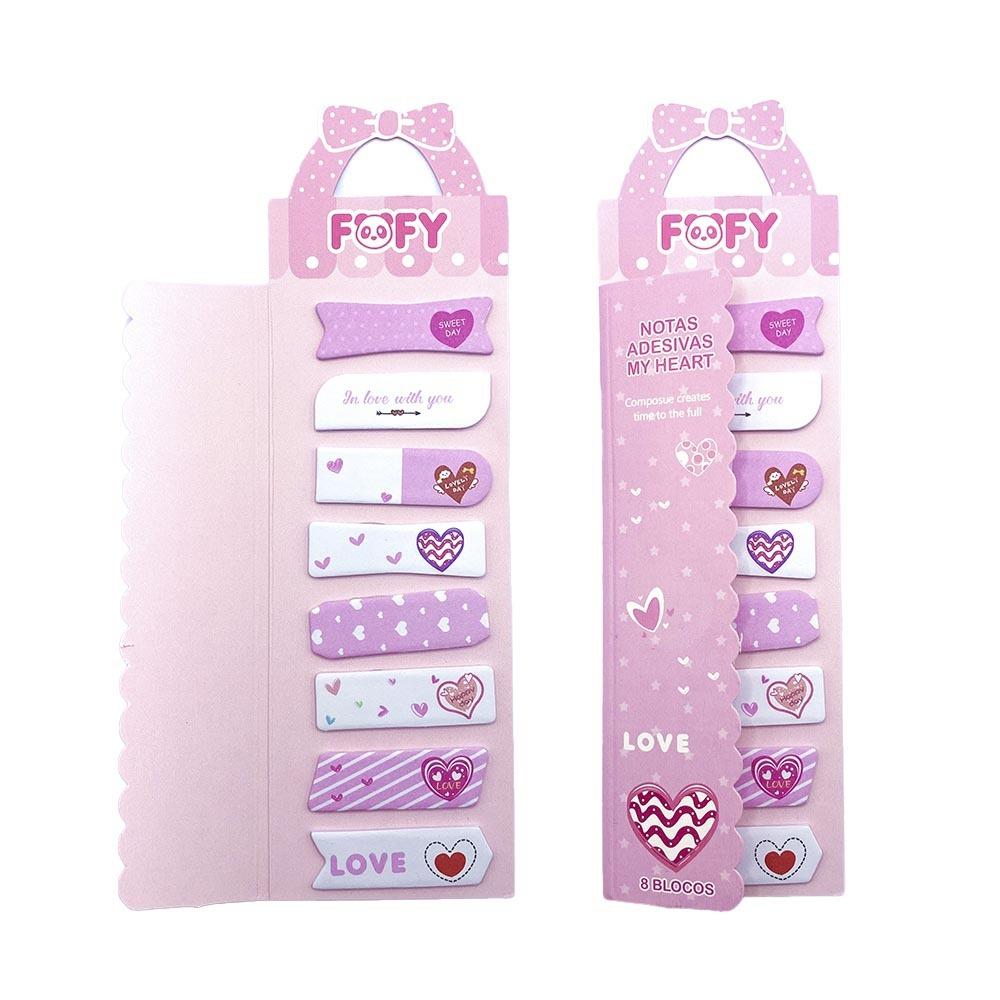 BLOCO ADESIVO MY HEART - FOFY