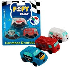 CARIMBO DIVERTIDO CARRINHOS - FOFY