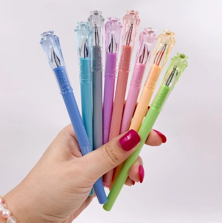 KIT MARCADOR FINELINER DIAMANTE 8 CORES - FOFY