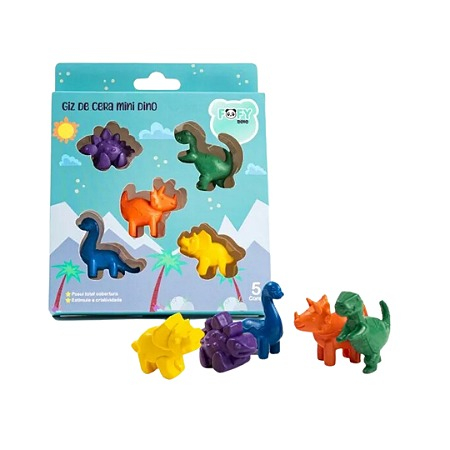 GIZ DE CERA MINI DINO - FOFY
