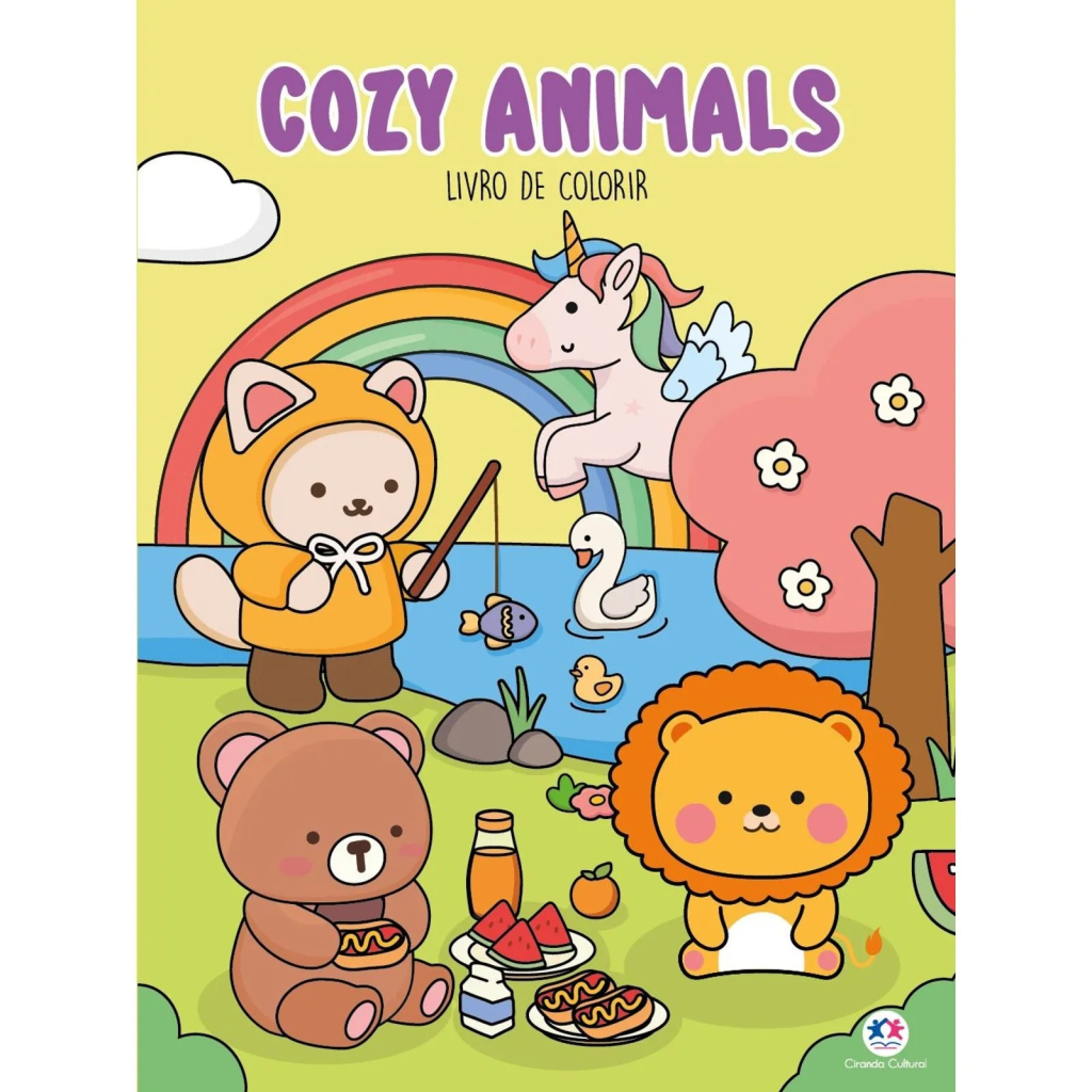 Livro de Colorir COZY ANIMALS - CIRANDA
