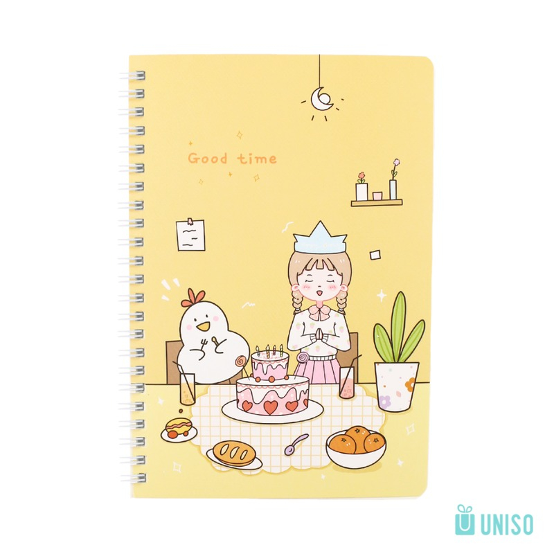 CADERNO ESPIRAL GOOD TIME A5 60FLS