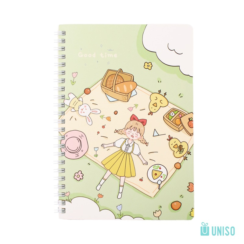 CADERNO ESPIRAL GOOD TIME A5 60FLS