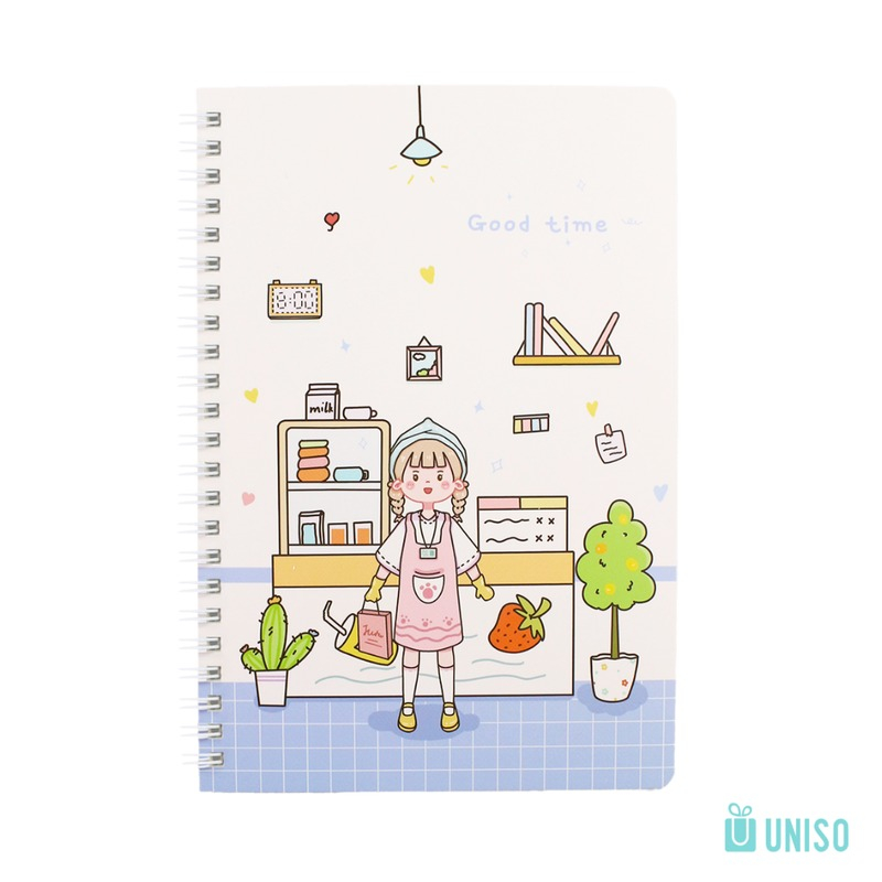 CADERNO ESPIRAL GOOD TIME A5 60FLS