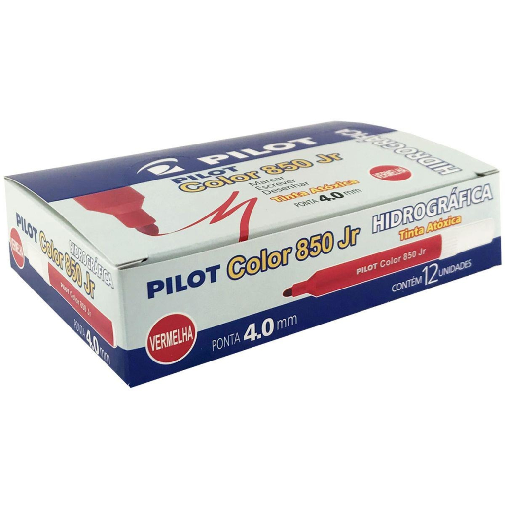 CANETA HIDROGRAFICA COLOR 850L JUNIOR - PILOT (VERMELHO)