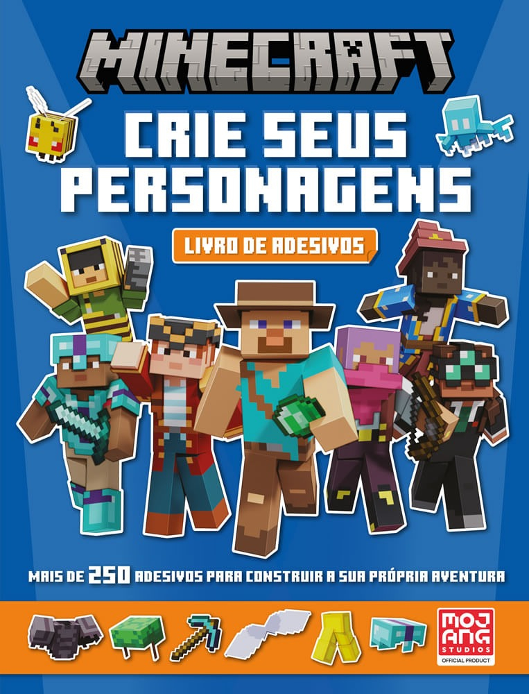MINECRAFT | CRIE SEU PERSONAGEM (LIVRO OFICIAL DE ADESIVOS)