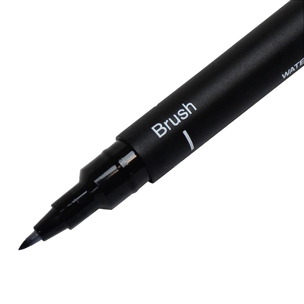 CANETA UNI PIN PRETA - BRUSH