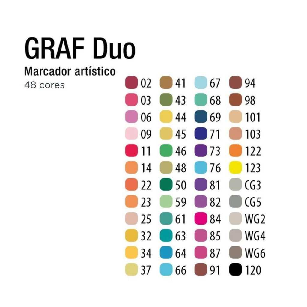 KIT MARCADOR GRAF DUO CIS - 48 un