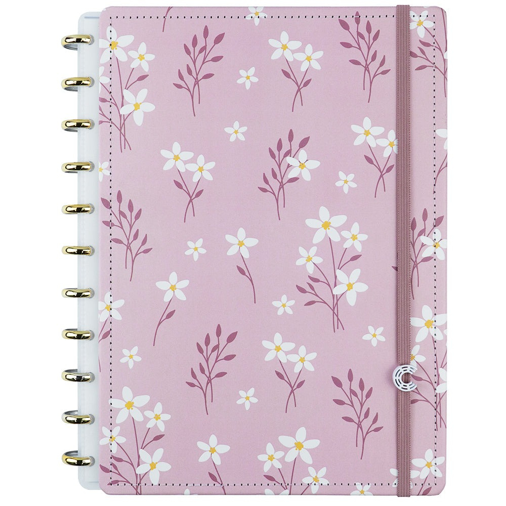 CADERNO INTELIGENTE PINK BLOSSOM BY SOF - GRANDE