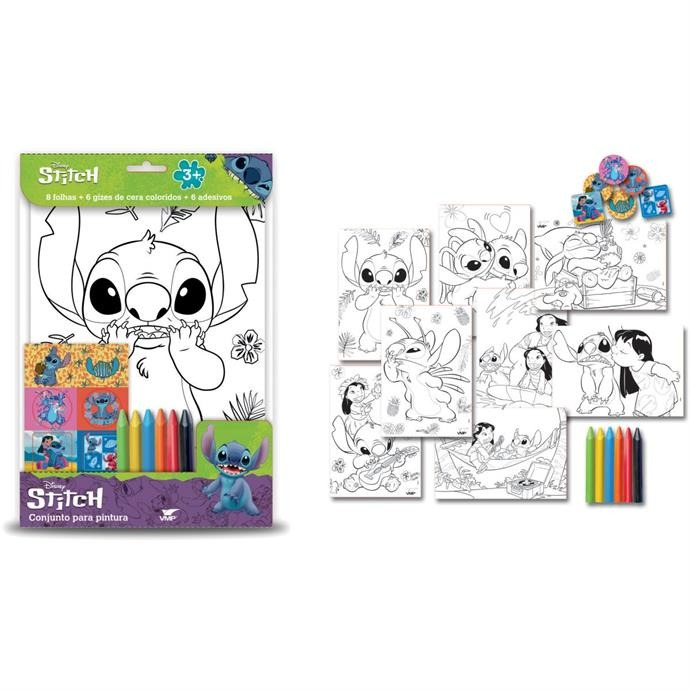 KIT PARA COLORIR KIT PINTURA STITCH