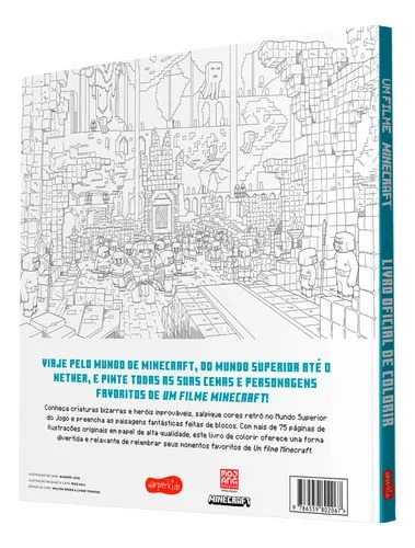 UM FILME MINECRAFT | LIVRO OFICIAL DE COLORIR