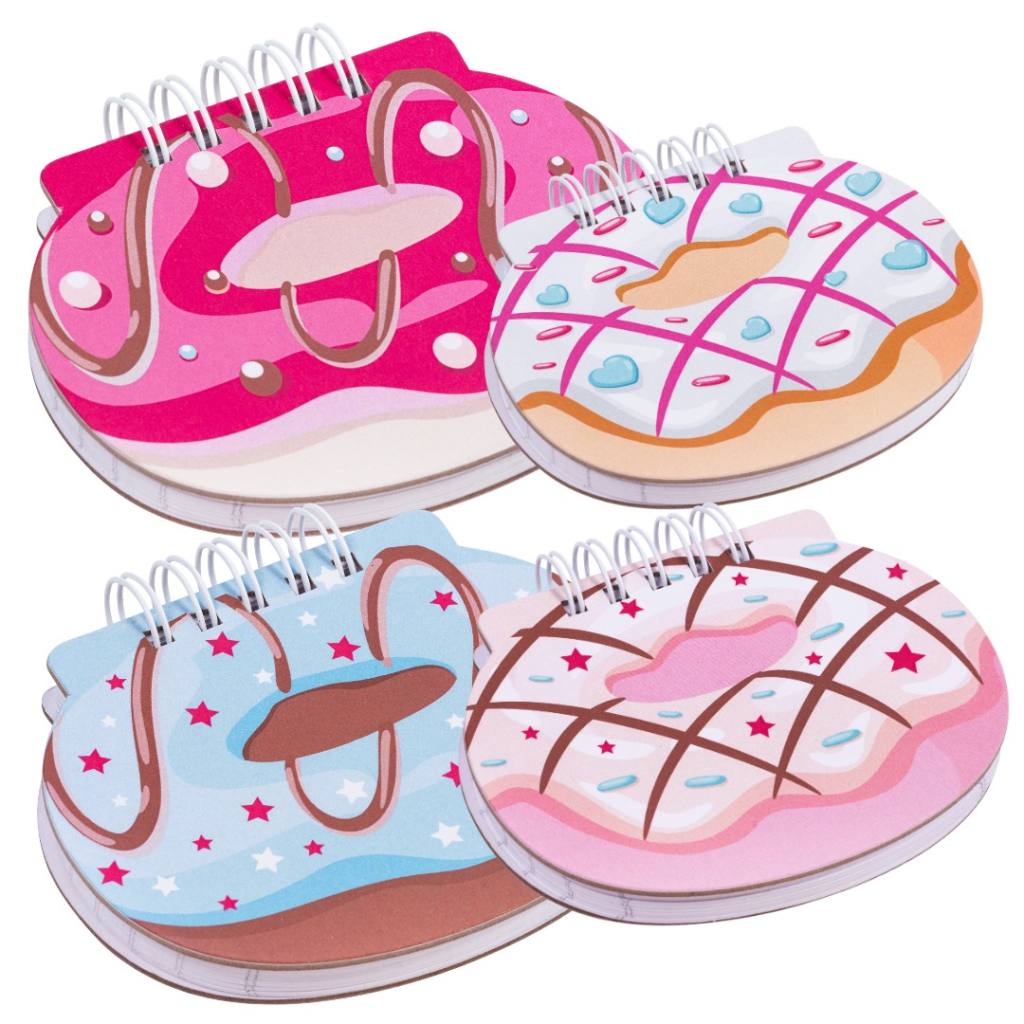 BLOQUINHO CAPA DURA DONUTS - 100X150 - 80 FOLHAS