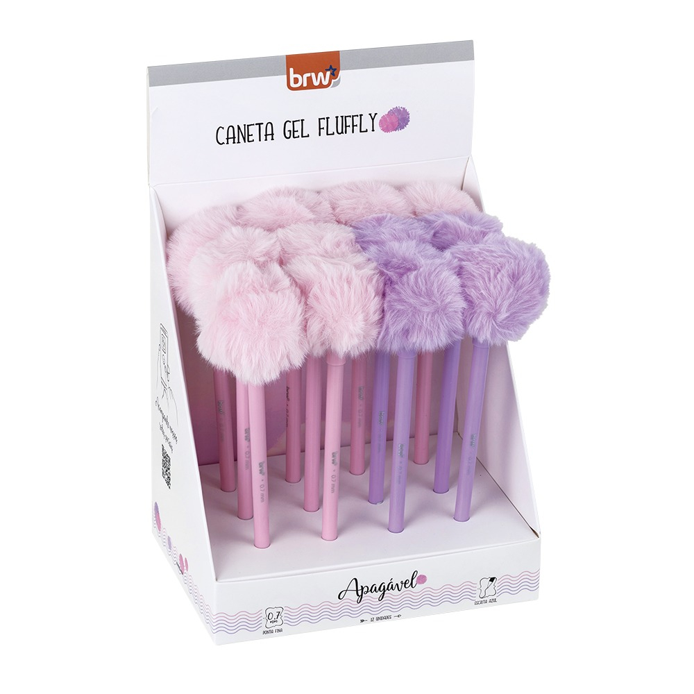CANETA GEL APAGÁVEL 0.7MM - POMPOM FLUFFY