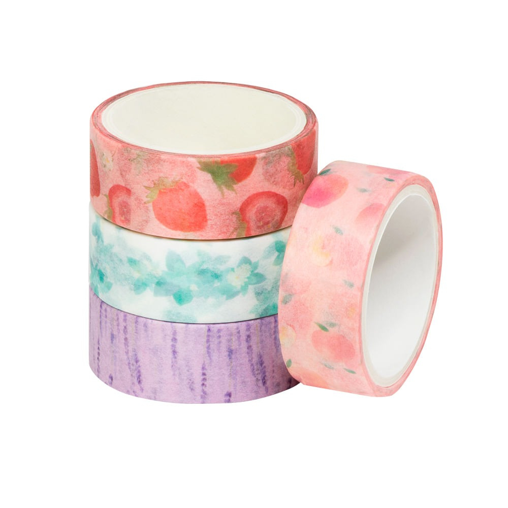 FITA ADESIVA WASHI TAPE - COM CHEIRO - 15MMX3M