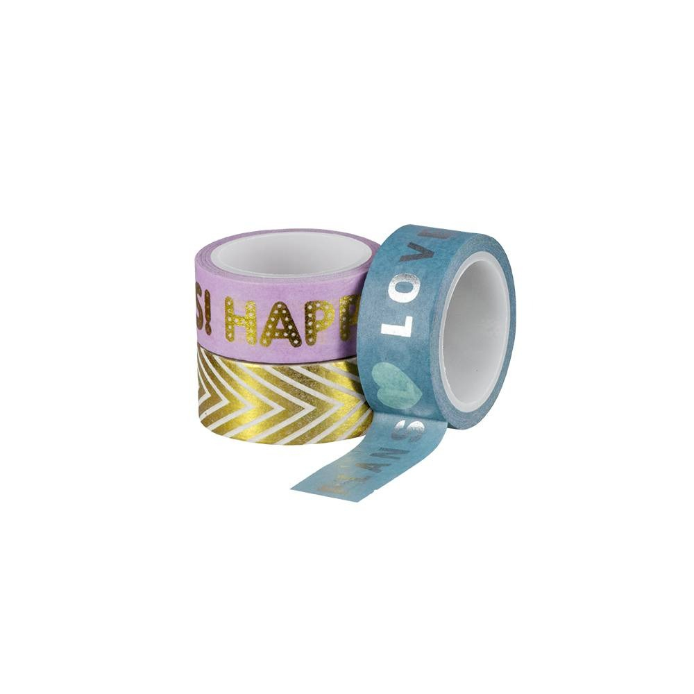 FITA ADESIVA WASHI TAPE - SHINE - 15MMX5M