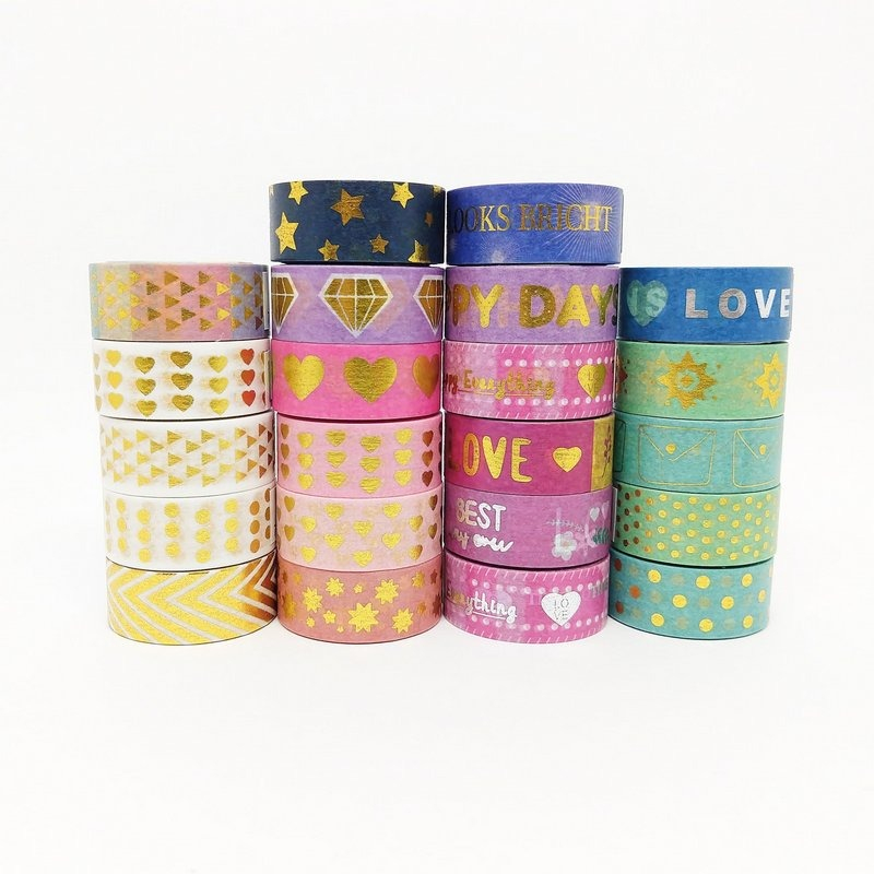 FITA ADESIVA WASHI TAPE - SHINE - 15MMX5M