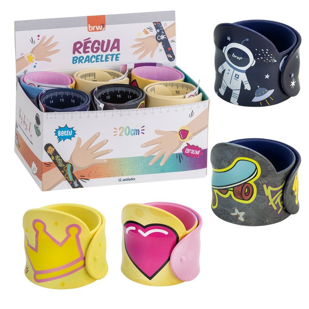 RÉGUA SILICONE BRACELETE - BRW