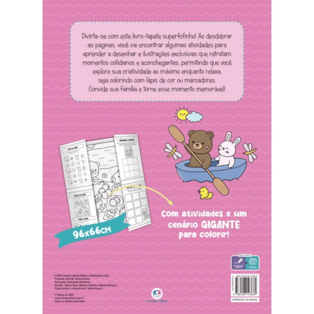 LIVRÃO de Colorir Comfy and Cozy G - CIRANDA